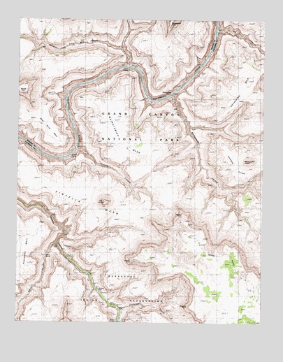 Havasu Falls, AZ USGS Topographic Map