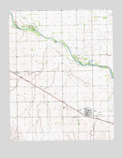 Haven, KS USGS Topographic Map
