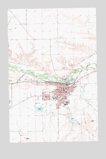 Havre, MT USGS Topographic Map