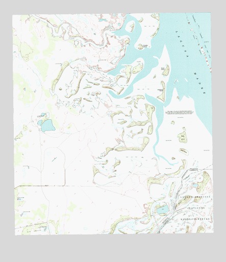 Hawk Island, TX USGS Topographic Map