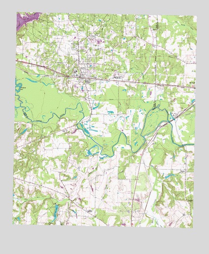 Hawkins, TX USGS Topographic Map