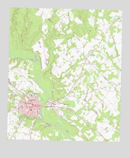 Hawkinsville, GA USGS Topographic Map