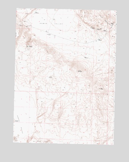 Hawks Mountain, OR USGS Topographic Map