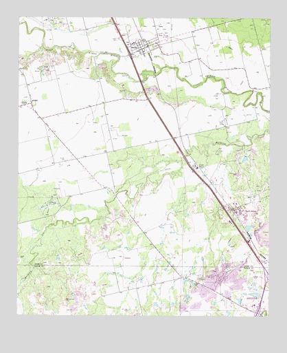 Hawley, TX USGS Topographic Map