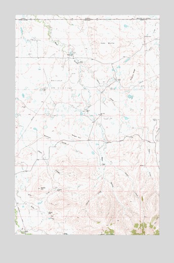 Hawley Hill, MT USGS Topographic Map