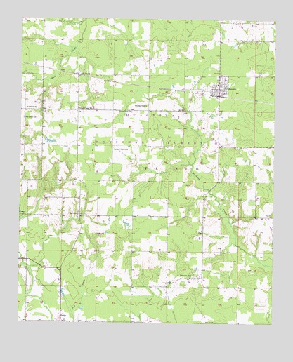 Haworth, OK USGS Topographic Map