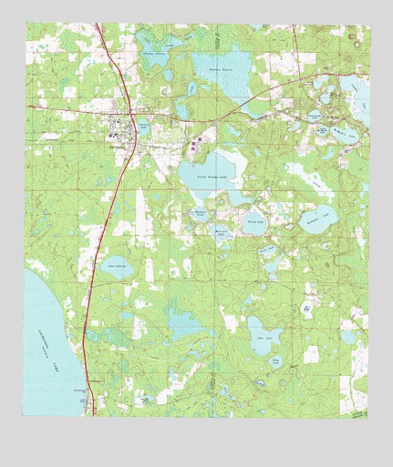 Hawthorne, FL USGS Topographic Map