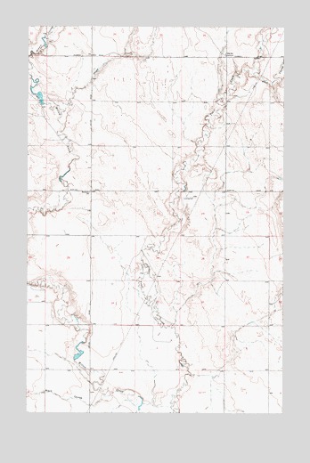 Hawthorne School, MT USGS Topographic Map