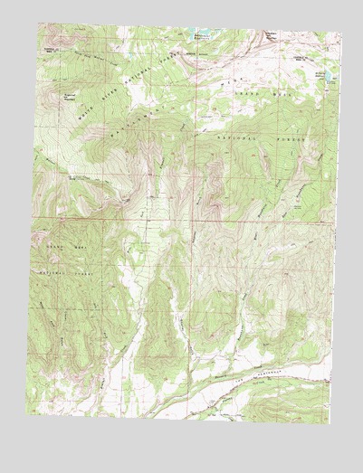 Hawxhurst Creek, CO USGS Topographic Map