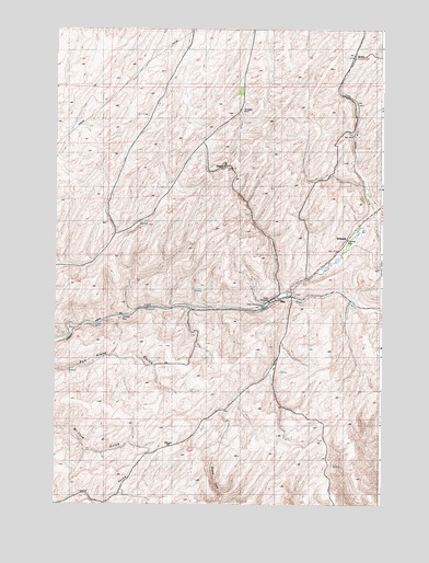 Hay, WA USGS Topographic Map