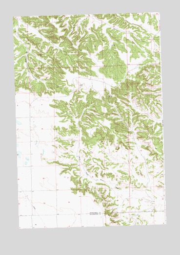 Hay Basin NE, MT USGS Topographic Map
