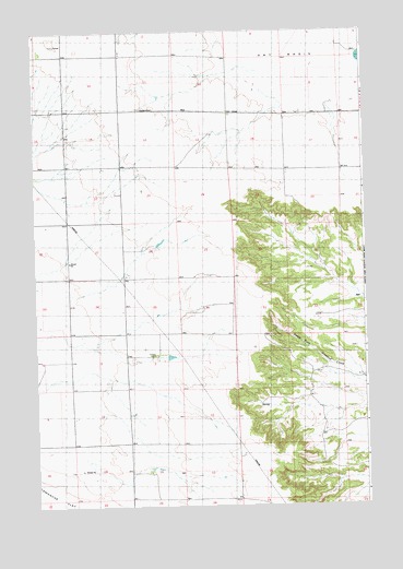 Hay Basin South, MT USGS Topographic Map