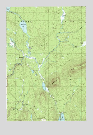 Hay Brook Mountain, ME USGS Topographic Map