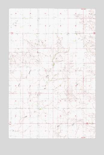 Hay Creek, MT USGS Topographic Map
