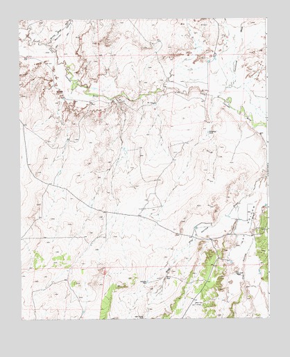Hay Hollow, AZ USGS Topographic Map