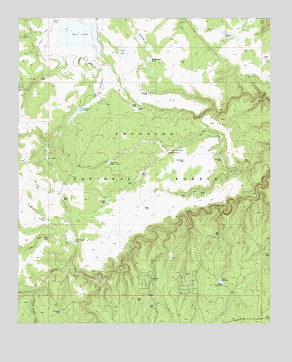 Hay Lake, AZ USGS Topographic Map