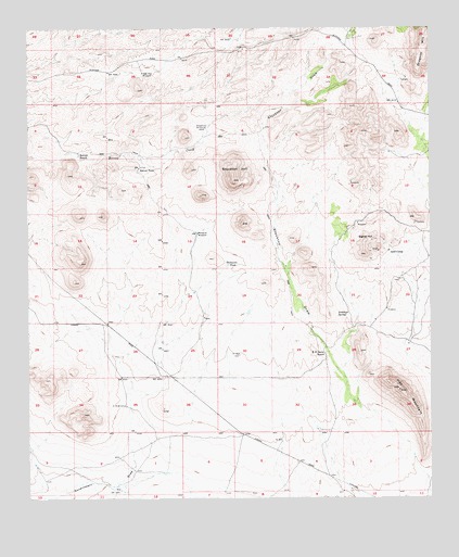 Hay Mountain, AZ USGS Topographic Map