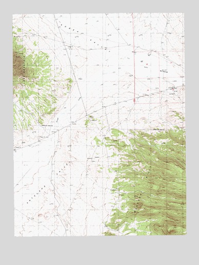 Hay Ranch, NV USGS Topographic Map