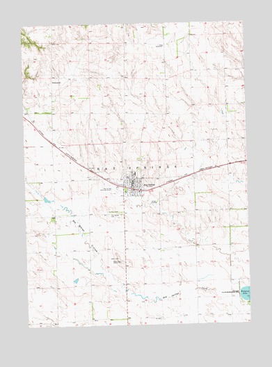 Hay Springs, NE USGS Topographic Map