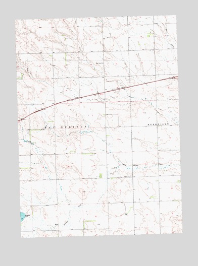 Hay Springs NE, NE USGS Topographic Map