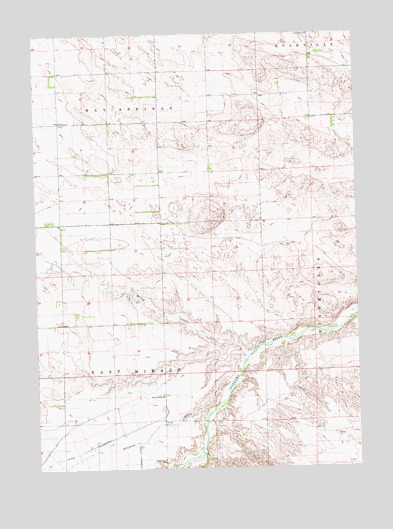 Hay Springs SE, NE USGS Topographic Map
