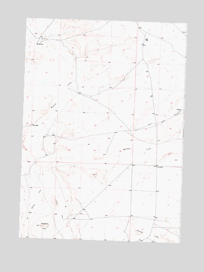 Haybarn Hill, WY USGS Topographic Map