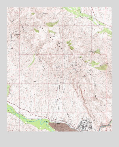 Hayden, AZ USGS Topographic Map