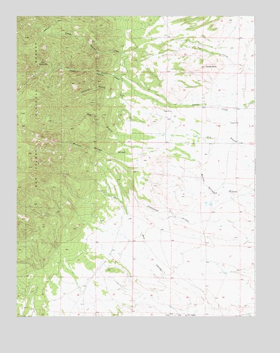 Hayden Butte, CO USGS Topographic Map