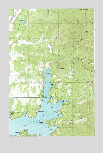 Hayden Lake, ID USGS Topographic Map