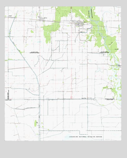 Hayes, LA USGS Topographic Map