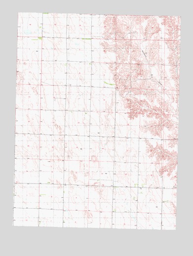Hayes Center SW, NE USGS Topographic Map