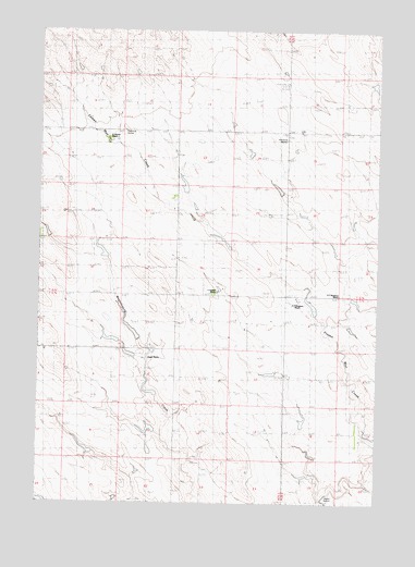 Hayes North, SD USGS Topographic Map