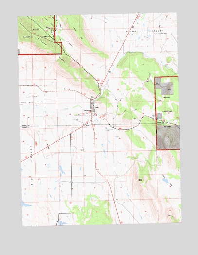 Adin, CA USGS Topographic Map