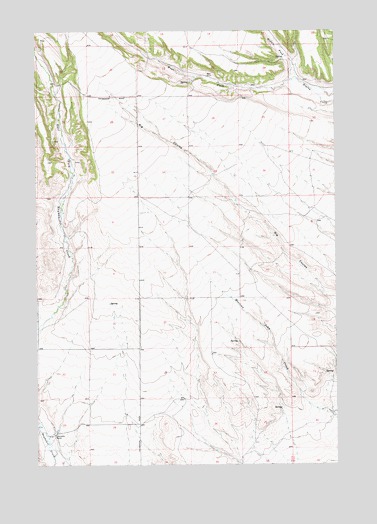 Haymaker Ranch, MT USGS Topographic Map