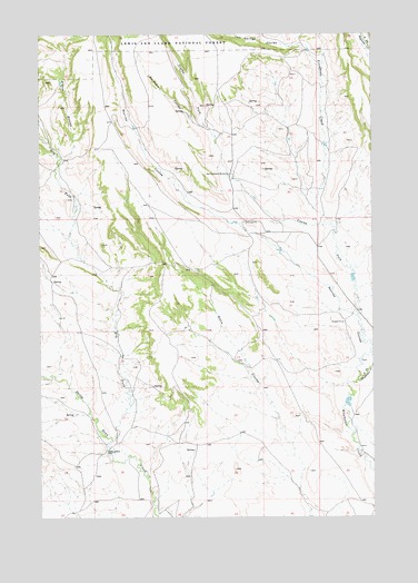 Haymaker Ranch SW, MT USGS Topographic Map