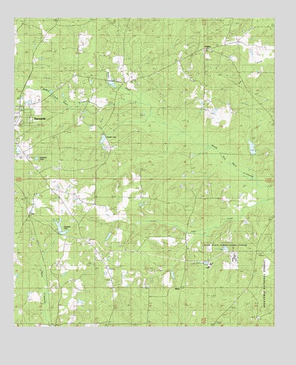 Haynesville East, LA USGS Topographic Map