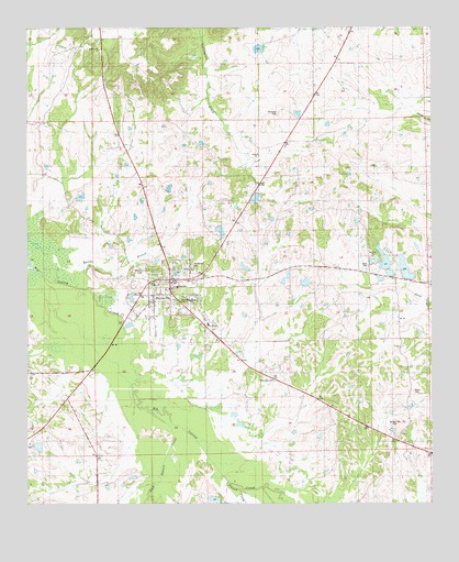 Hayneville, AL USGS Topographic Map