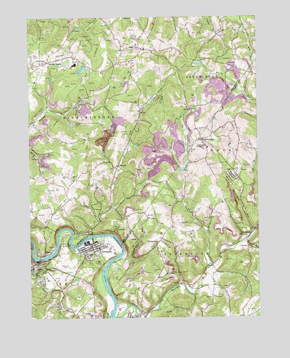 Avonmore, PA USGS Topographic Map