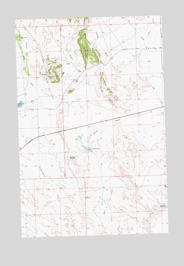 Hays SE, MT USGS Topographic Map