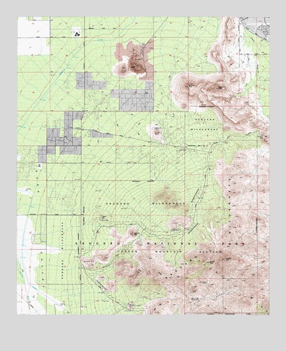 Avra, AZ USGS Topographic Map
