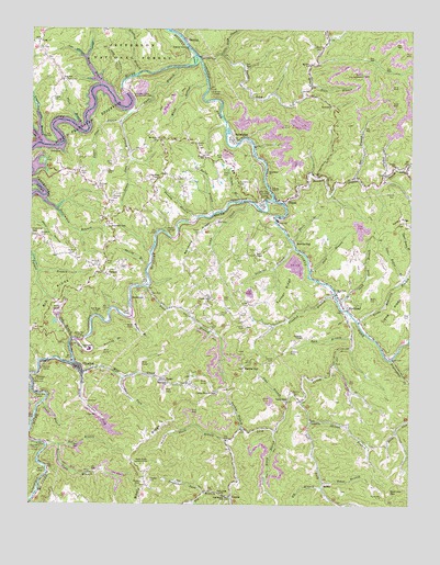 Haysi, VA USGS Topographic Map