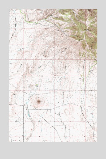 Haystack Butte, MT USGS Topographic Map