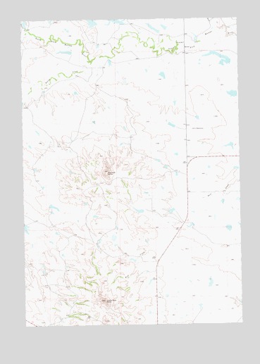 Haystack Butte, SD USGS Topographic Map