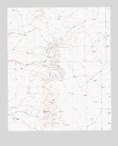 Haystack Butte, NM USGS Topographic Map