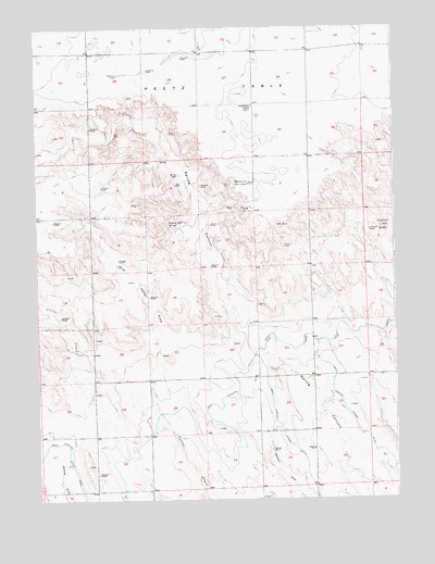 Haystack Butte, CO USGS Topographic Map