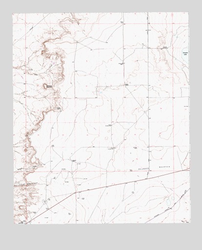Haystack Mountain, NM USGS Topographic Map