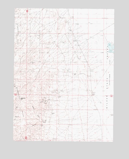 Awakening Peak, NV USGS Topographic Map