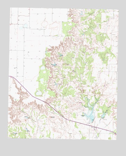 Haystack Mountain, TX USGS Topographic Map