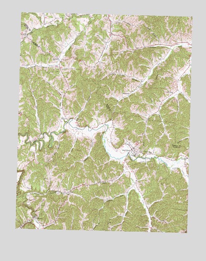 Hazel Green, KY USGS Topographic Map