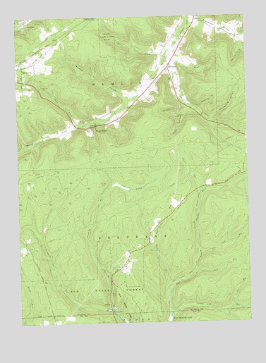 Hazel Hurst, PA USGS Topographic Map